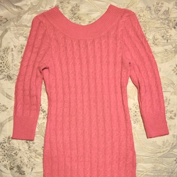American Eagle Sweater Dress |Sz M| Pink - Picture 2 of 6